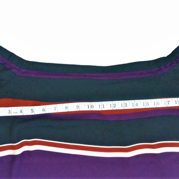 I-N-C Womens Striped Pullover Blouse, Multicoloure - Picture 8 of 10